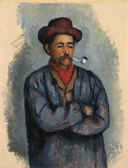 Paul Cezanne Man with a Pipe